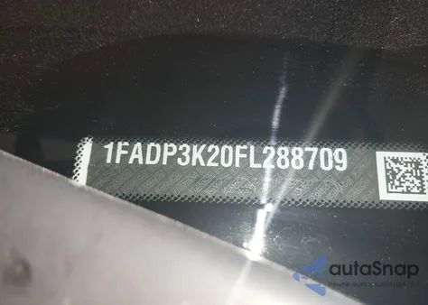 2015 Ford Focus Se z USA, uszkodzony, nr VIN 1FADP3K20FL288709